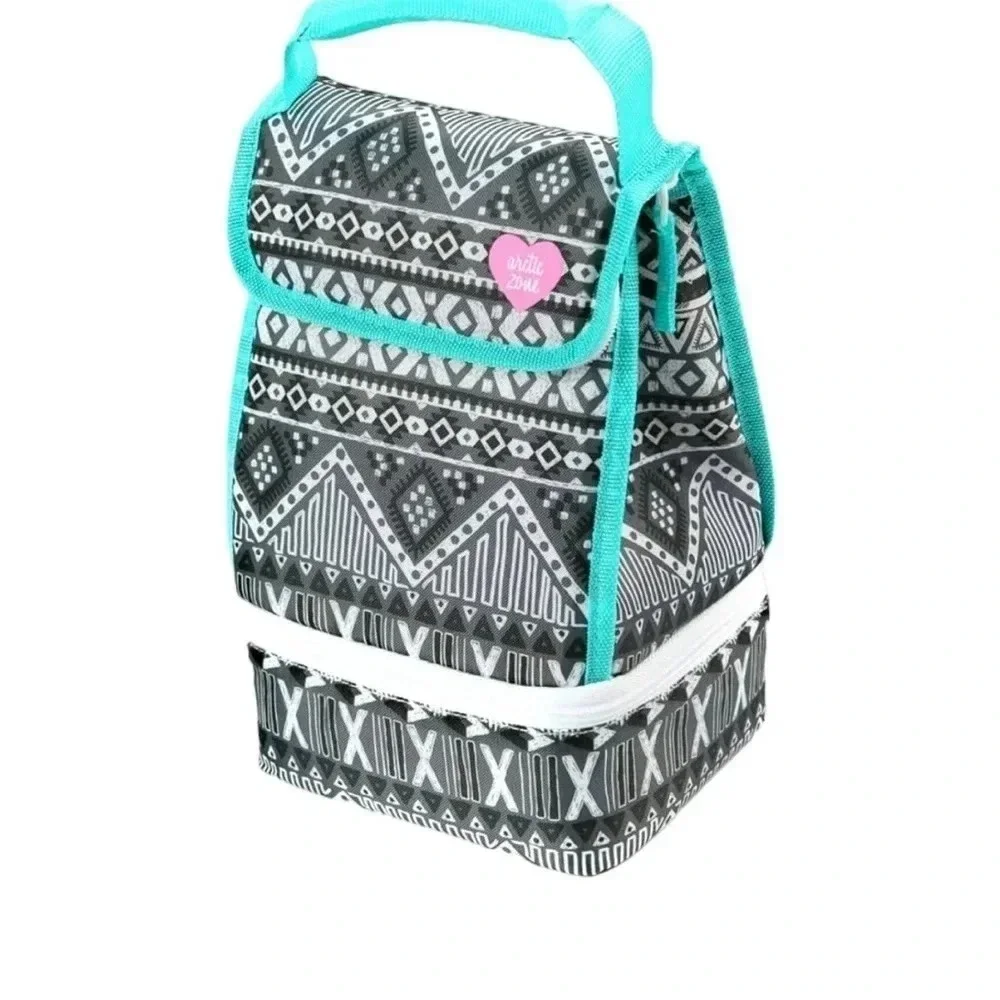 NWT Artic Zone Insulated 2 Compartment Lunch Bag